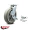 Service Caster 8 Inch Thermoplastic Rubber Caster with Roller Bearing and Brake/Swivel Lock SCC SCC-30CS820-TPRRF-TLB-BSL - alternate 6